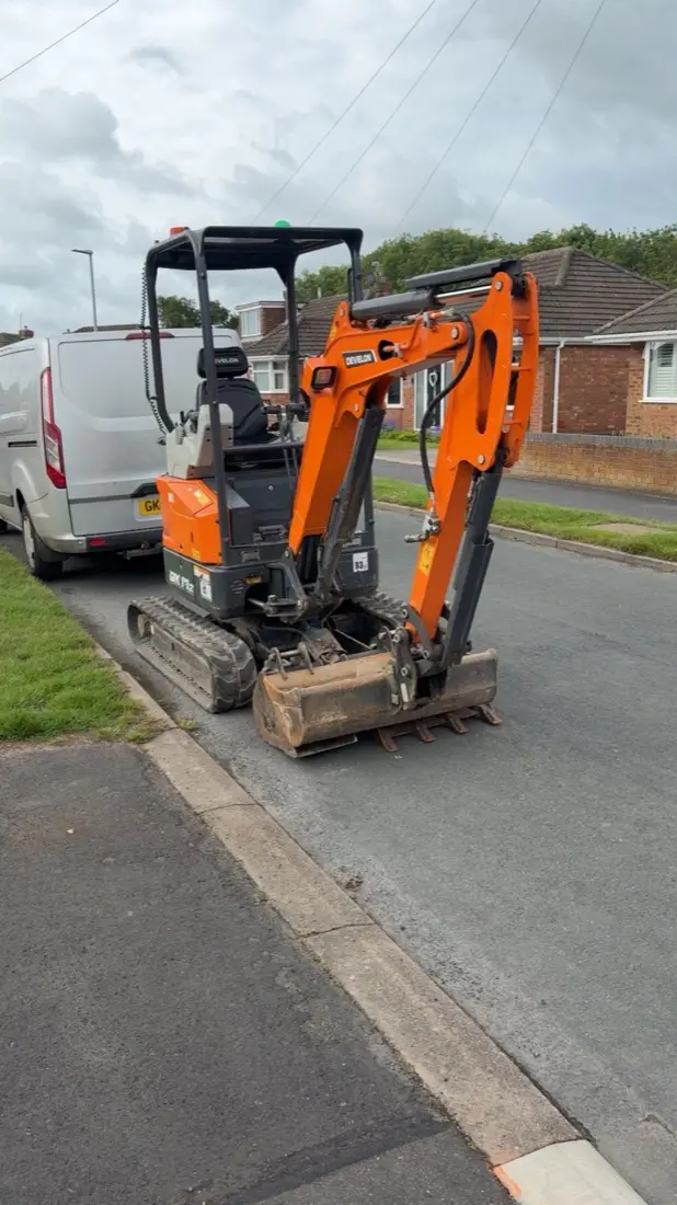 1.7 tonne mini excavator